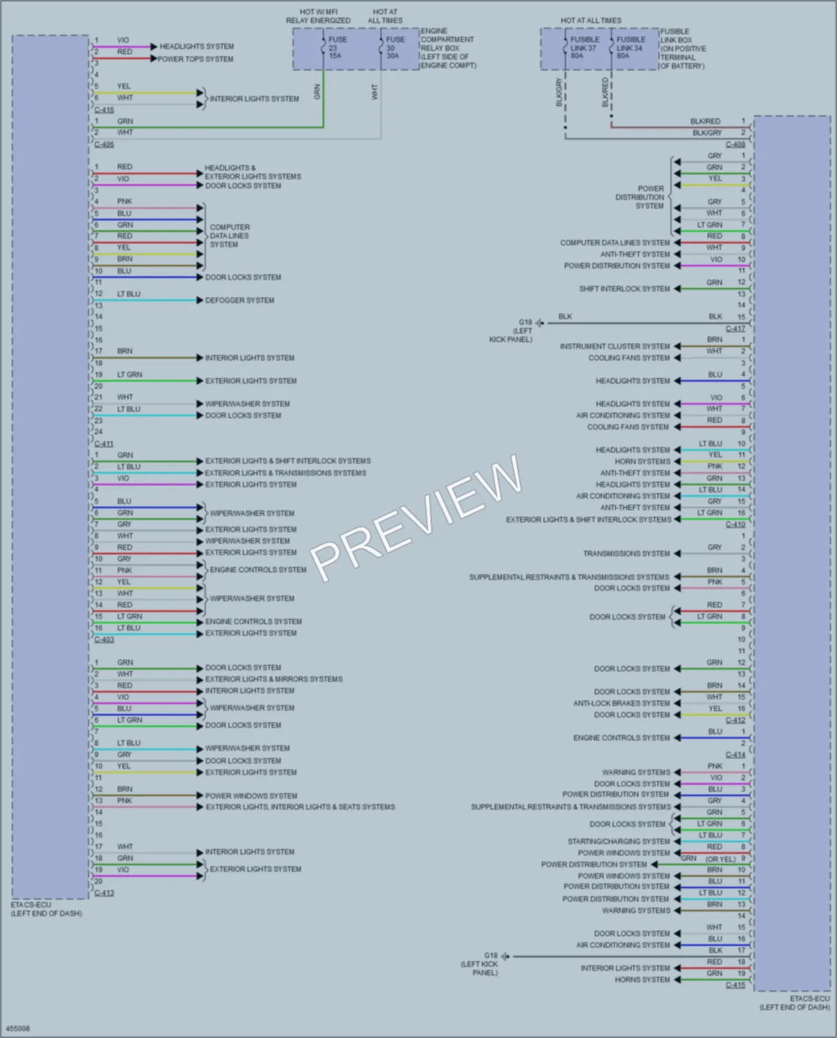 2014 Mitsubishi OutlanderSport Body Control Modules wiring diagram preview