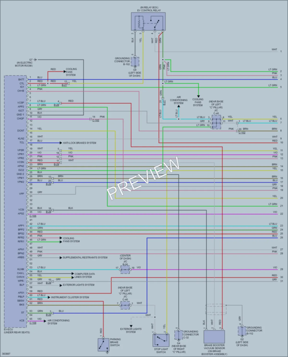 2014 Mitsubishi iMiEV Engine Performance wiring diagram preview