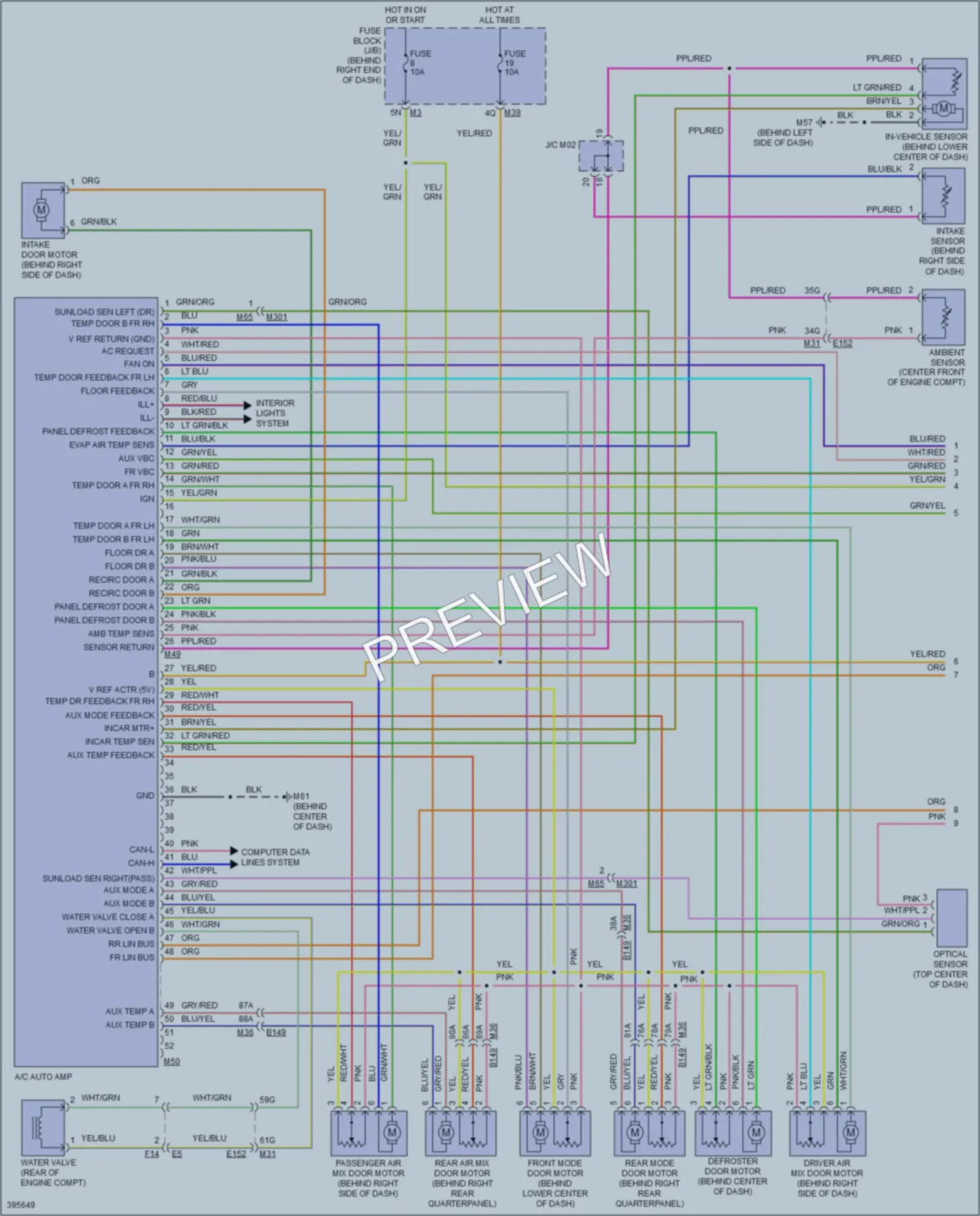 2014 Nissan Armada Air Conditioning wiring diagram preview