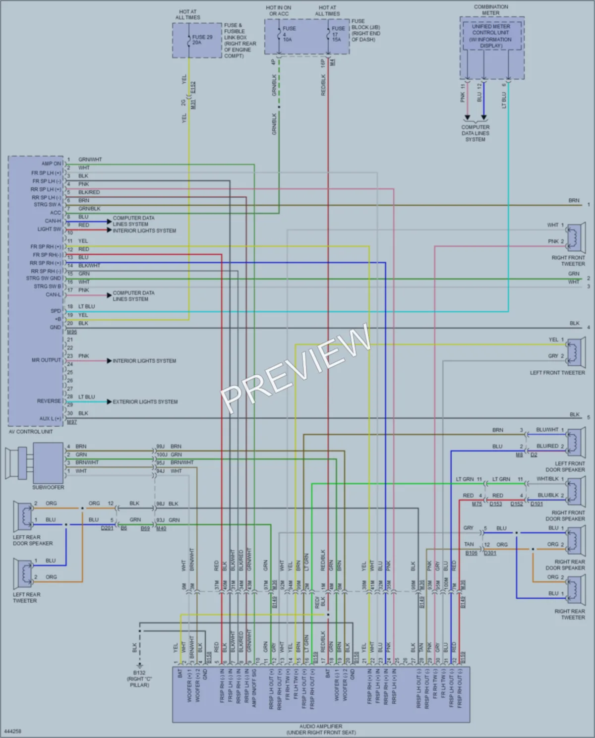2014 Nissan Frontier Navigation wiring diagram preview