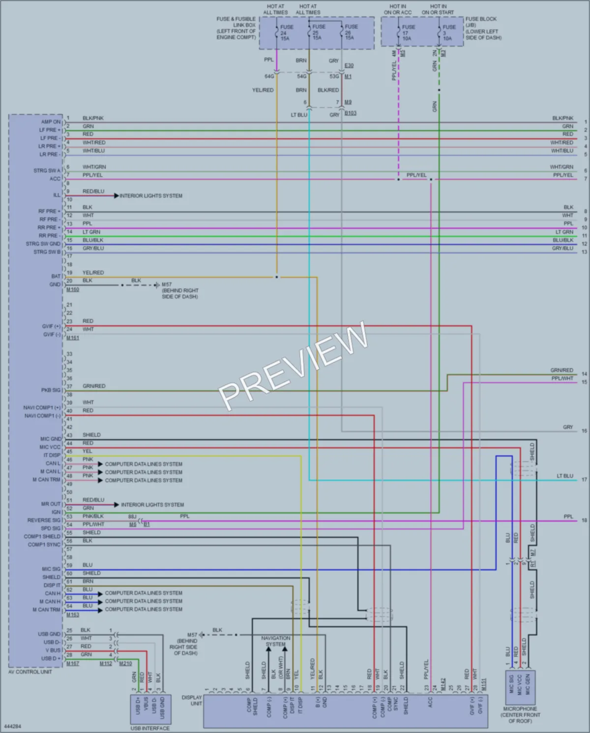2014 Nissan Maxima Navigation wiring diagram preview