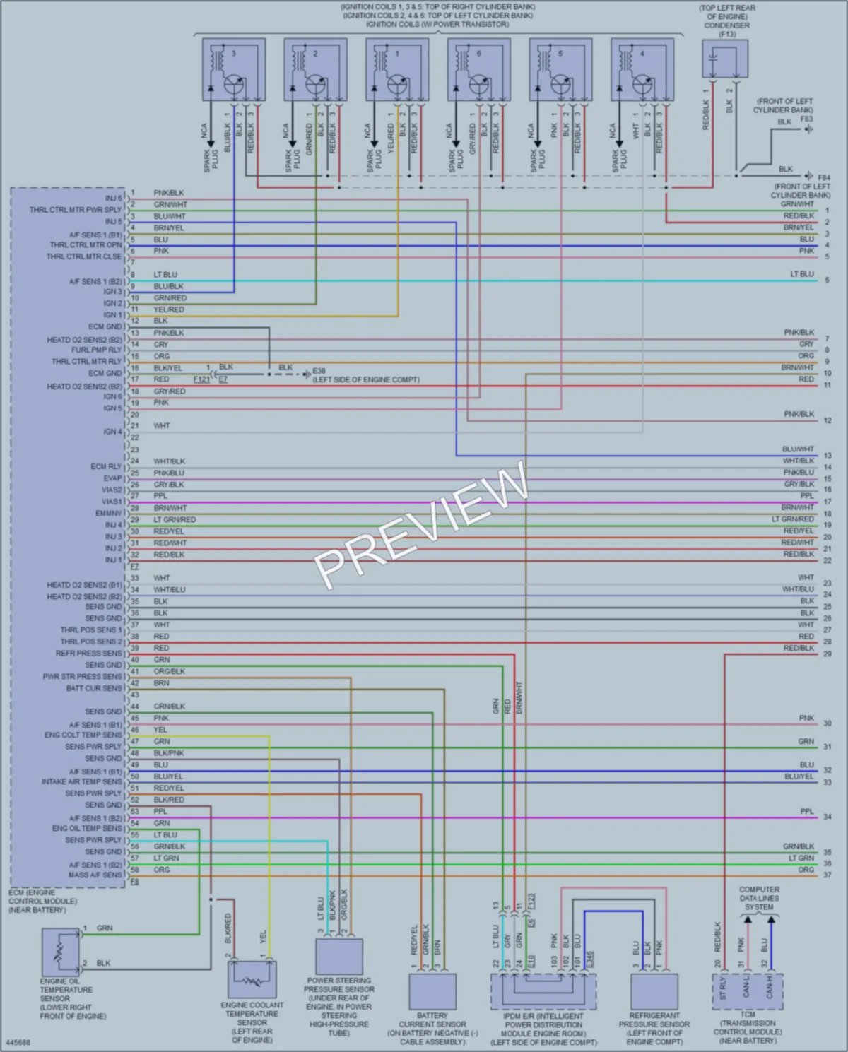 2014 Nissan Murano Engine Performance wiring diagram preview