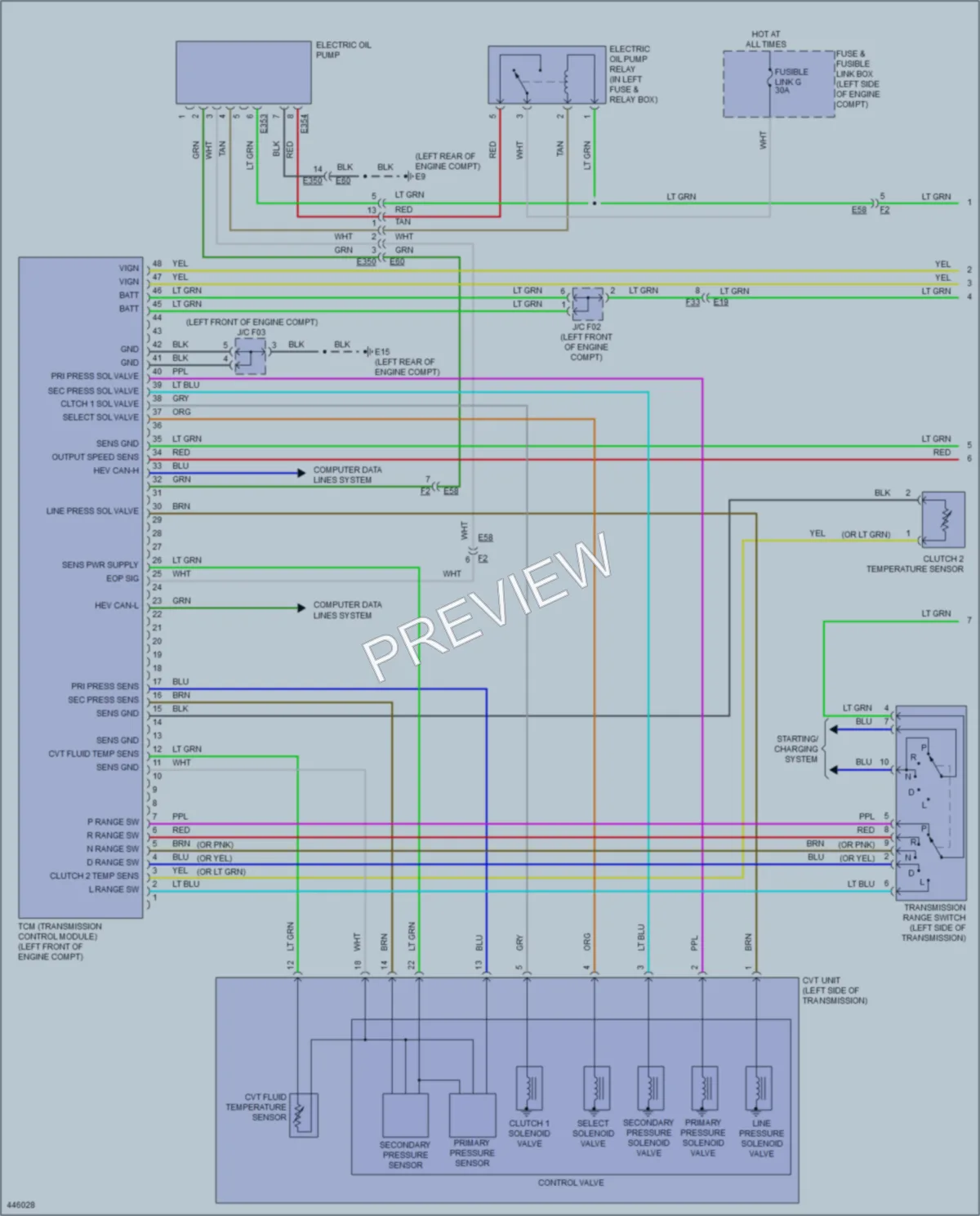 2014 Nissan Pathfinder Transmission wiring diagram preview