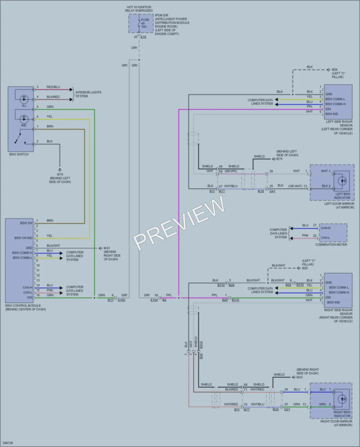 2014 Nissan Quest Navigation wiring diagram preview
