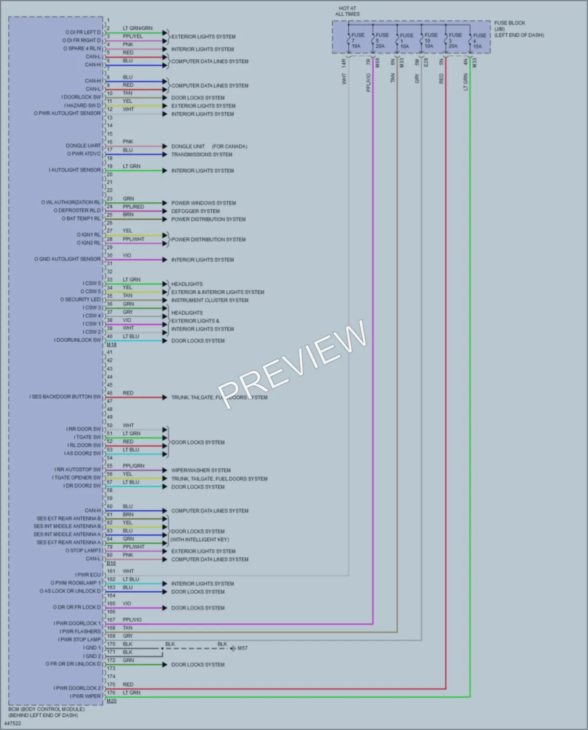 2014 Nissan Rogue Body Control Modules wiring diagram preview