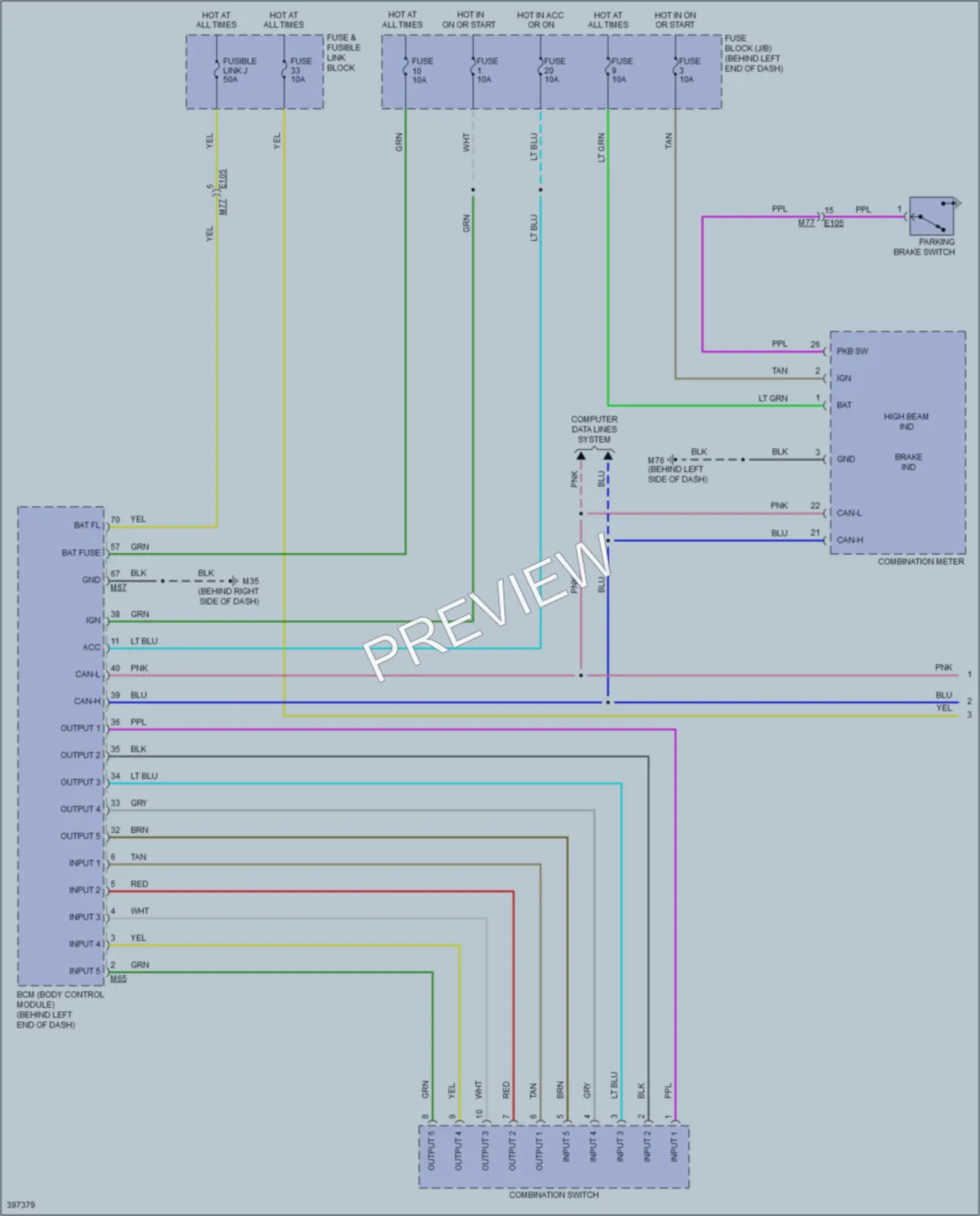 2014 Nissan RogueSelect Headlights wiring diagram preview