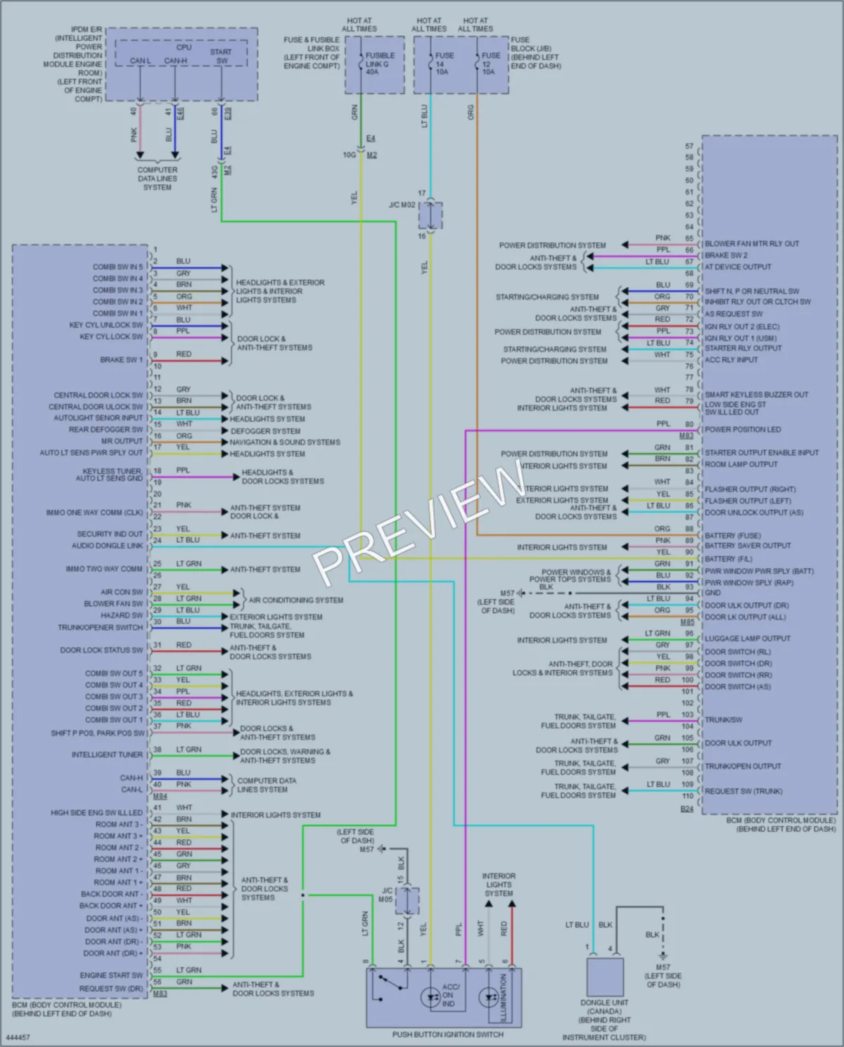 2014 Nissan Sentra Body Control Modules wiring diagram preview