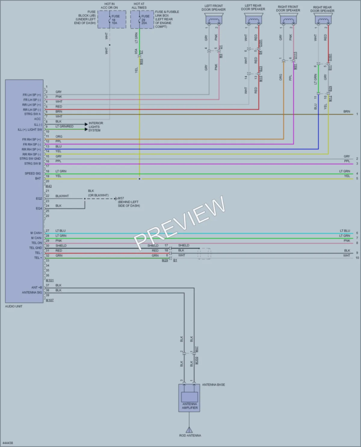 2014 Nissan VersaNote Radio wiring diagram preview