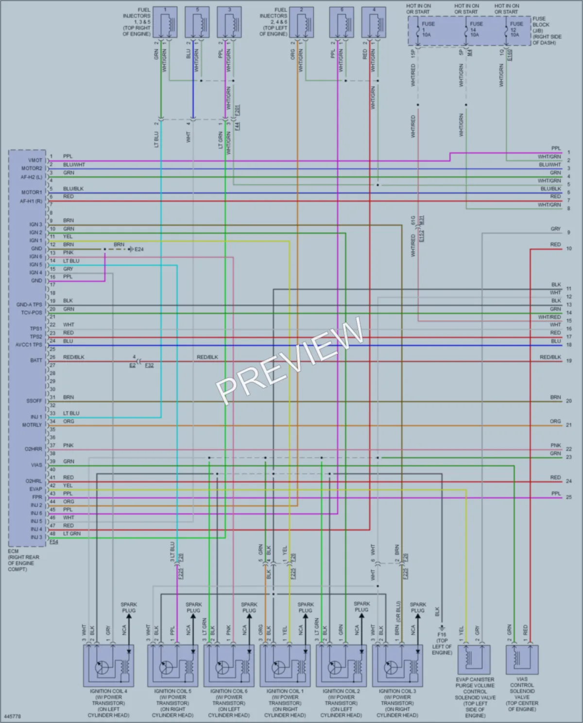 2014 Nissan Xterra Engine Performance wiring diagram preview