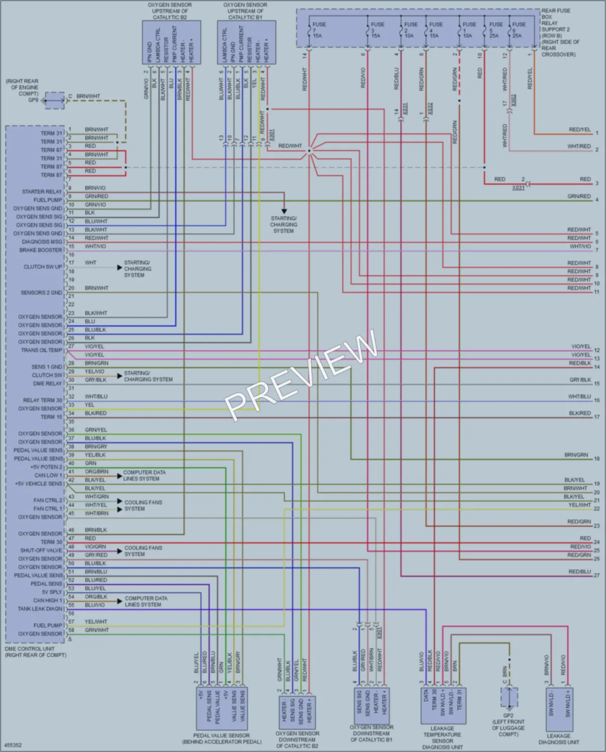 2014 Porsche 911 Engine Performance wiring diagram preview