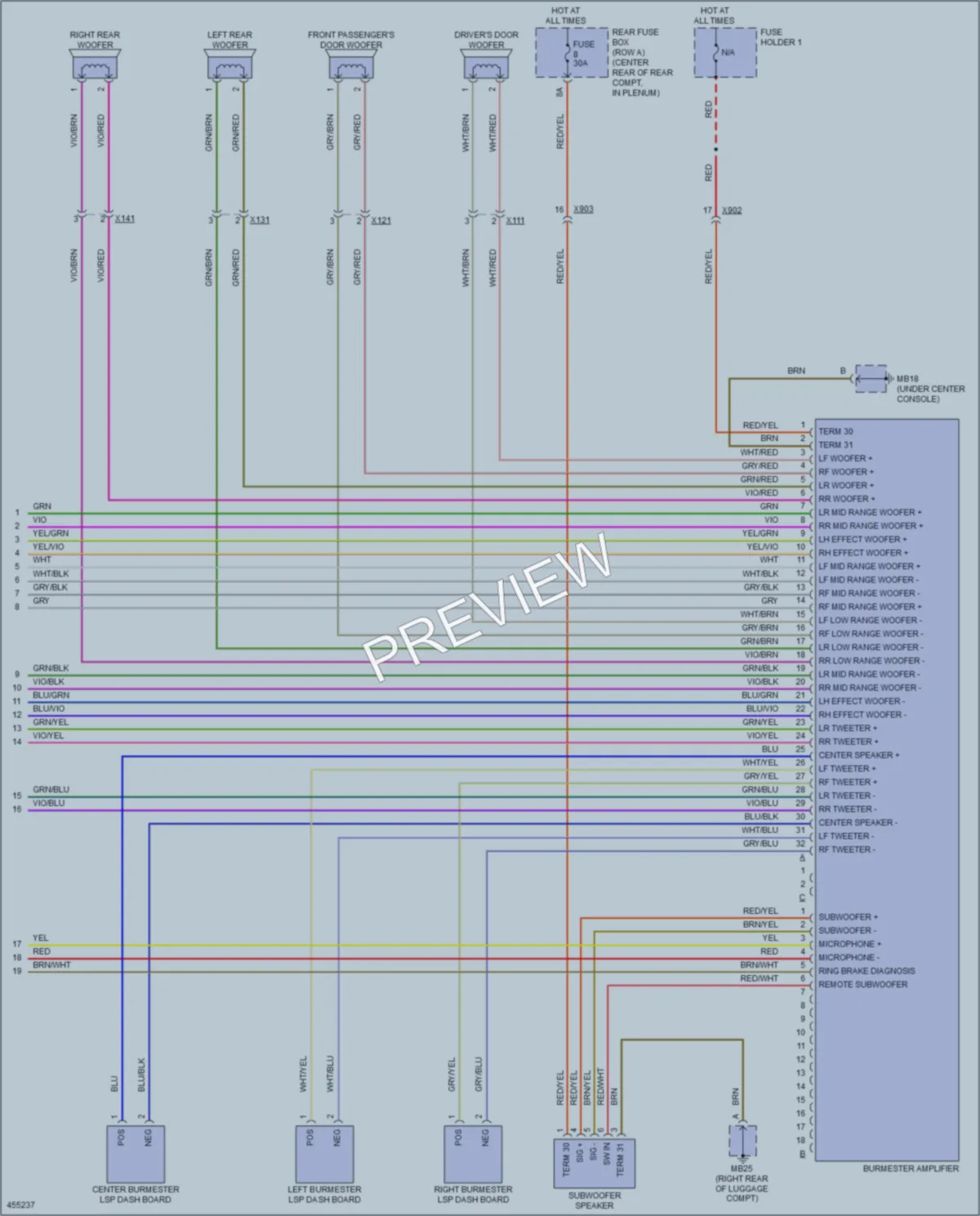 2014 Porsche Panamera Navigation wiring diagram preview