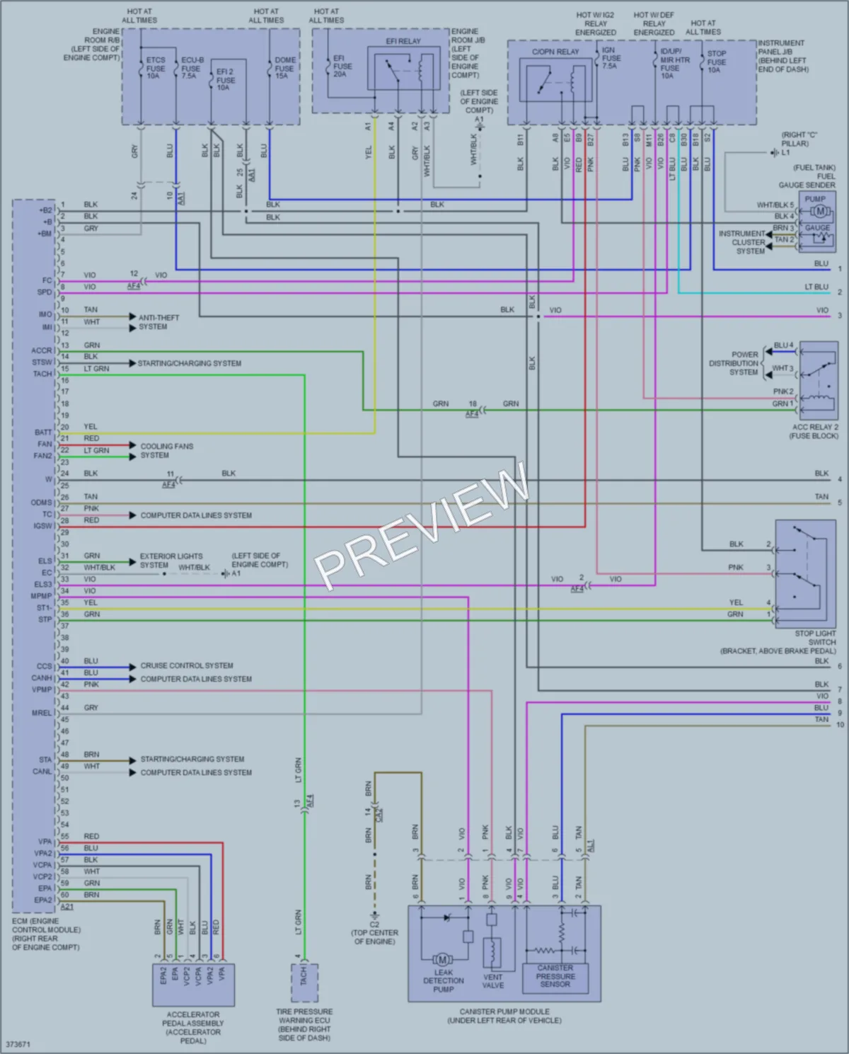 2014 Scion xD Engine Performance wiring diagram preview