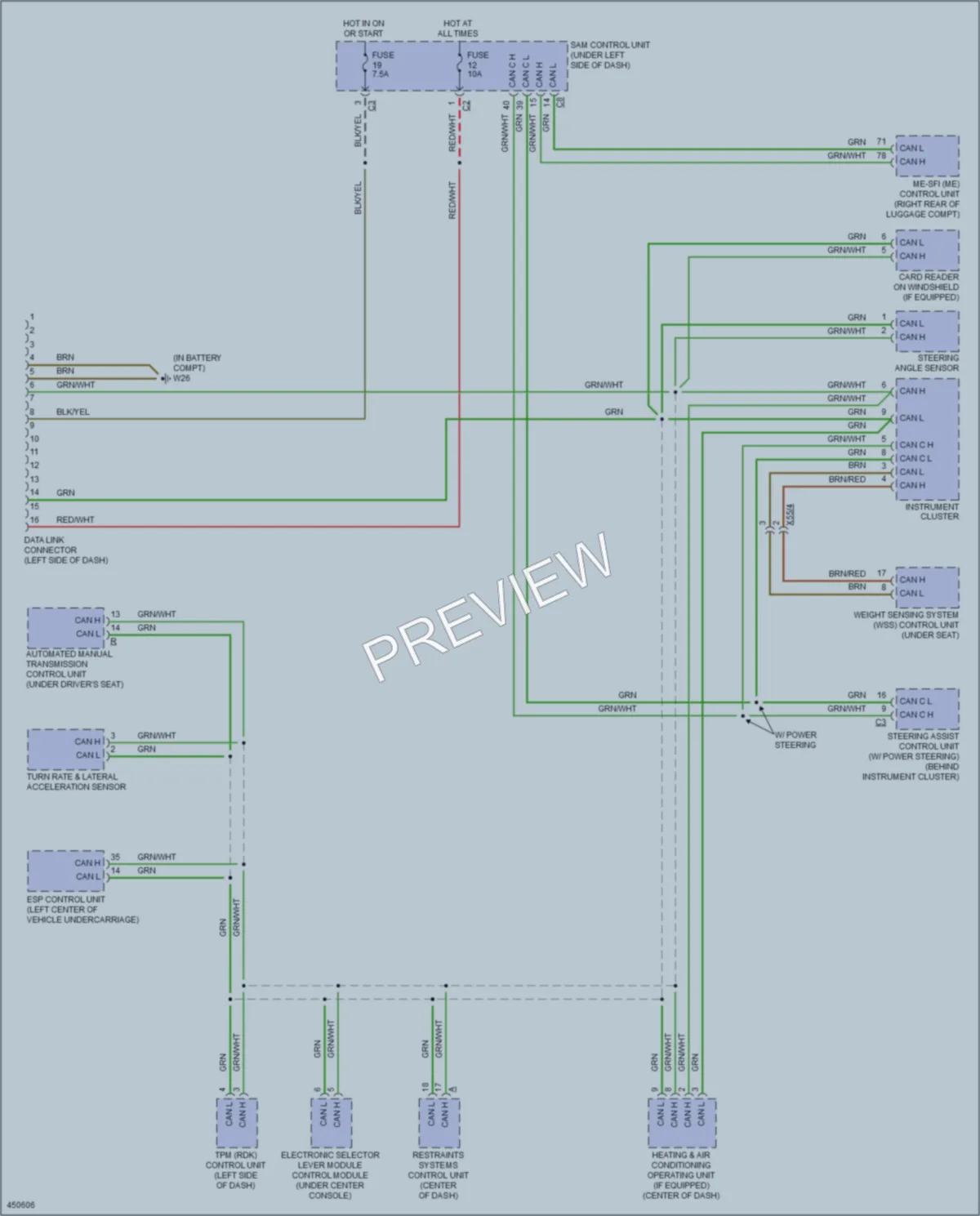 2014 Smart fortwoelectric Computer Data Lines wiring diagram preview