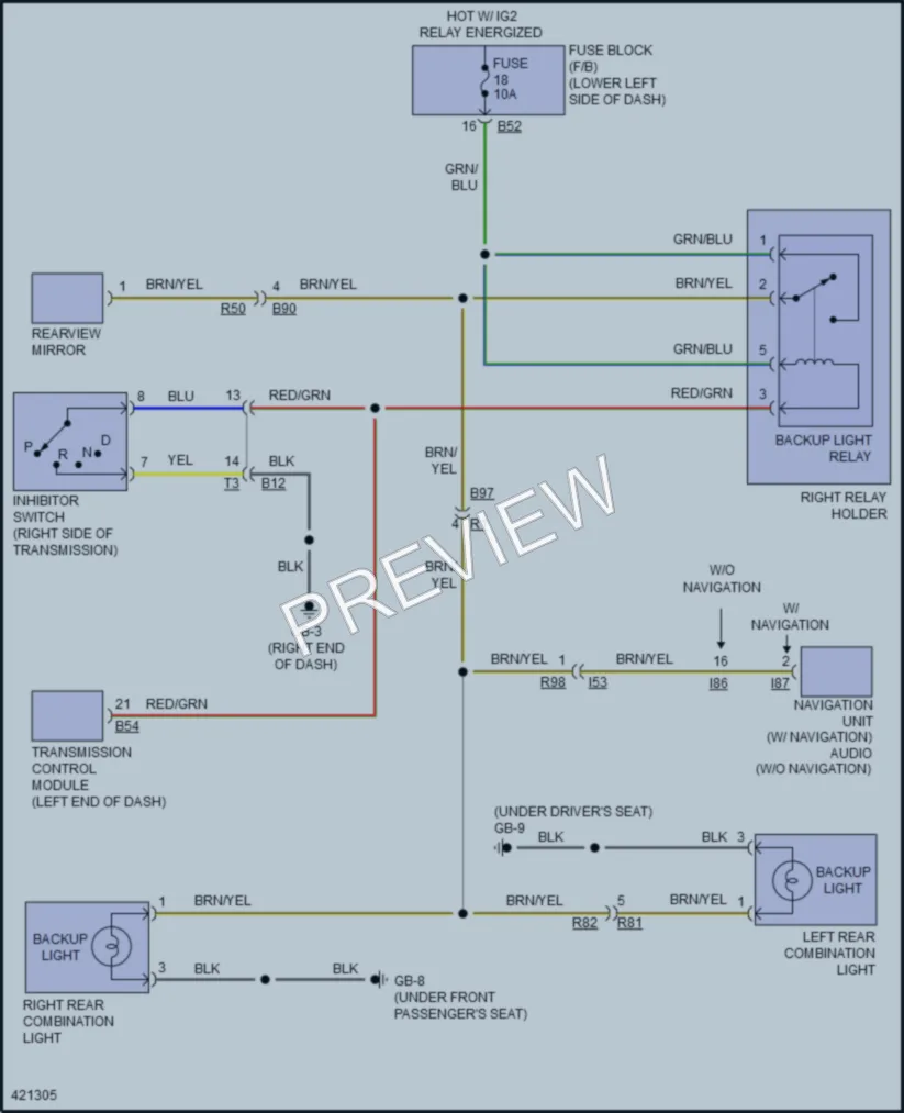 2014 Subaru XVCrosstrekHybrid Exterior Lights wiring diagram preview