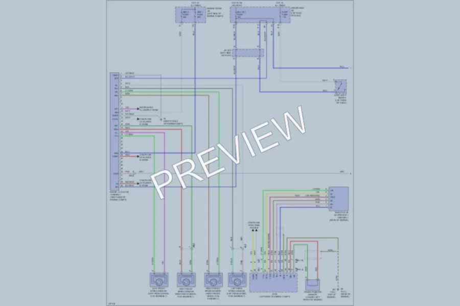 2014 Toyota Matrix Anti Lock Brakes wiring diagram preview