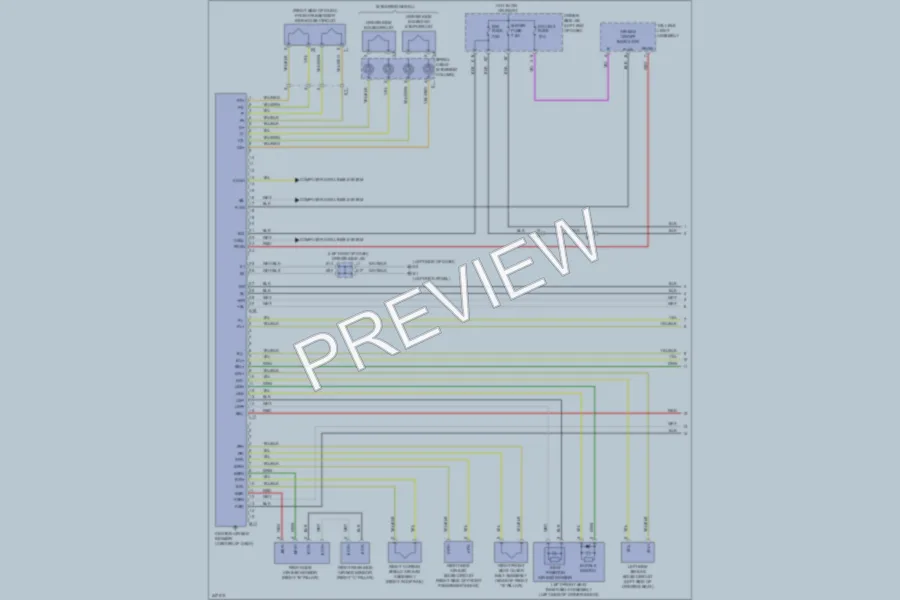 2014 Toyota Matrix Supplemental Restraints wiring diagram preview