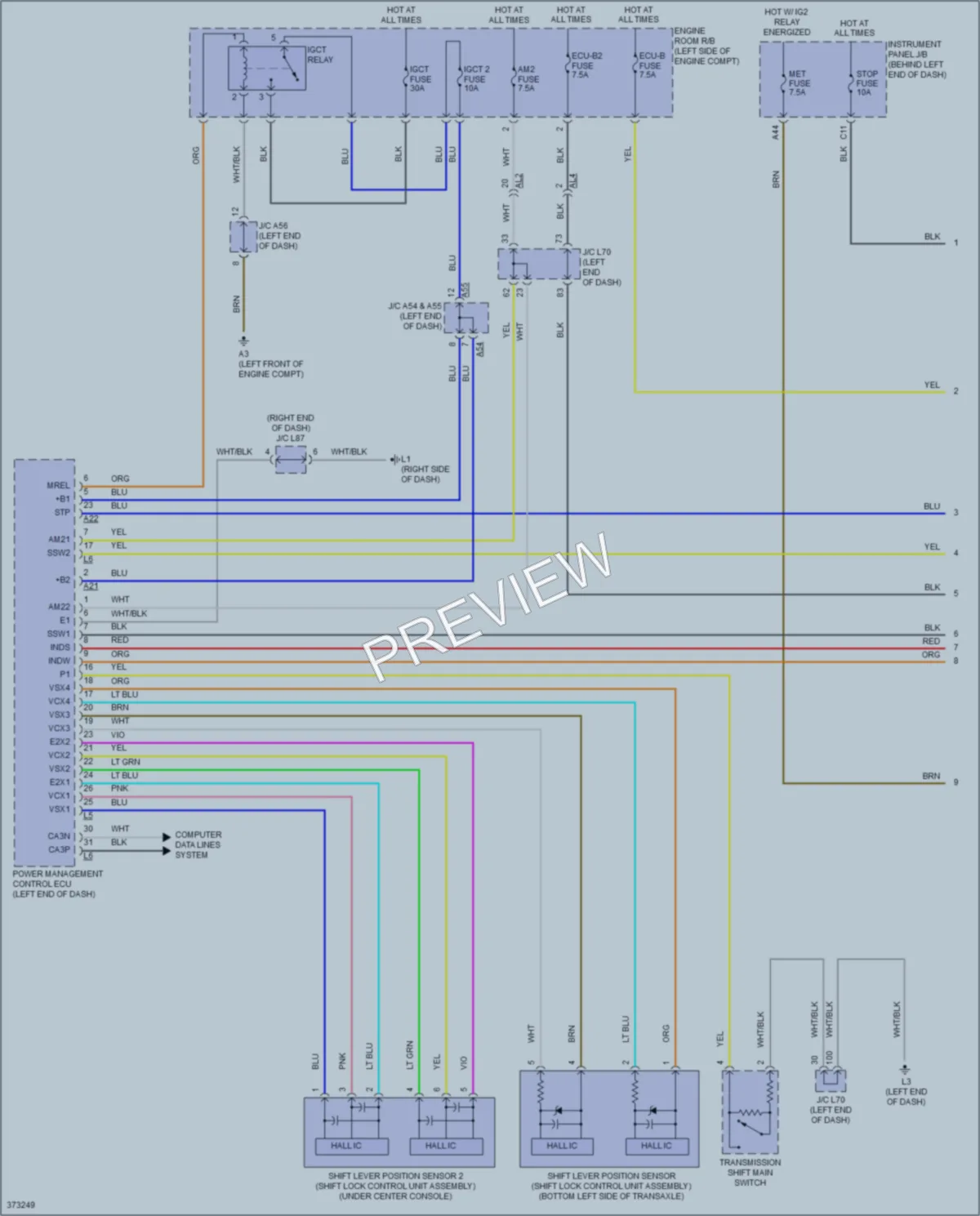 2014 Toyota Priusv Power Door Locks wiring diagram preview