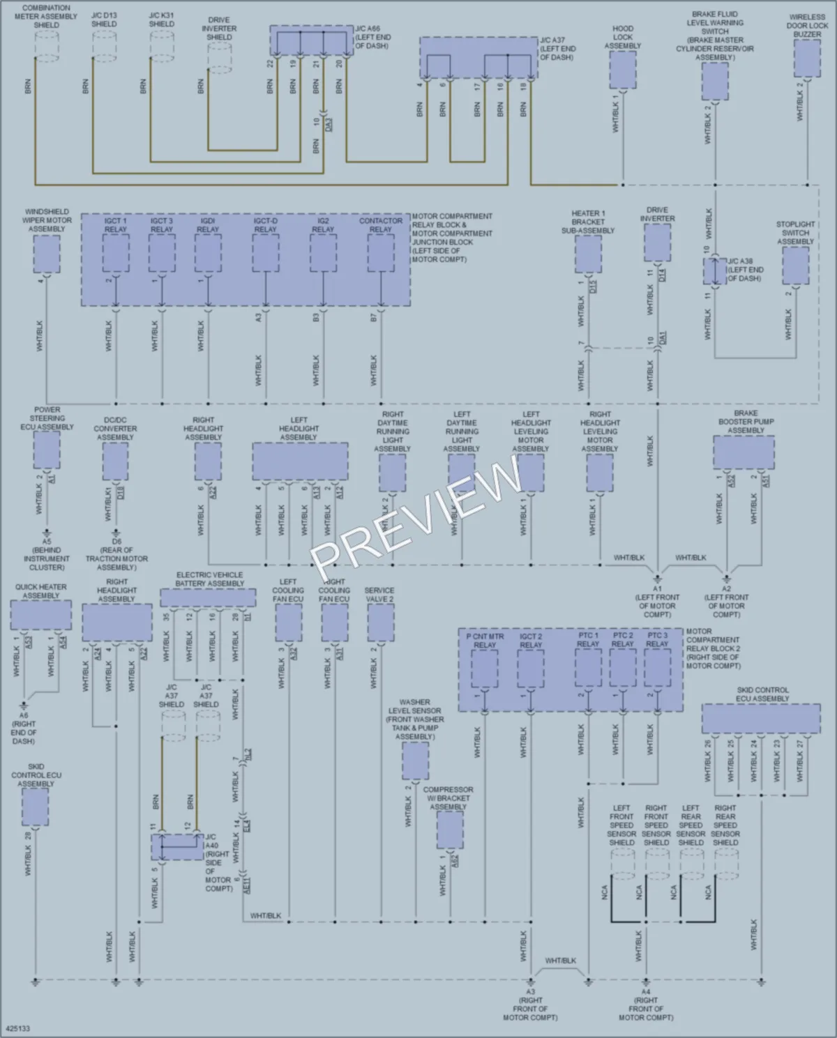 2014 Toyota RAV4 Ground Distribution wiring diagram preview