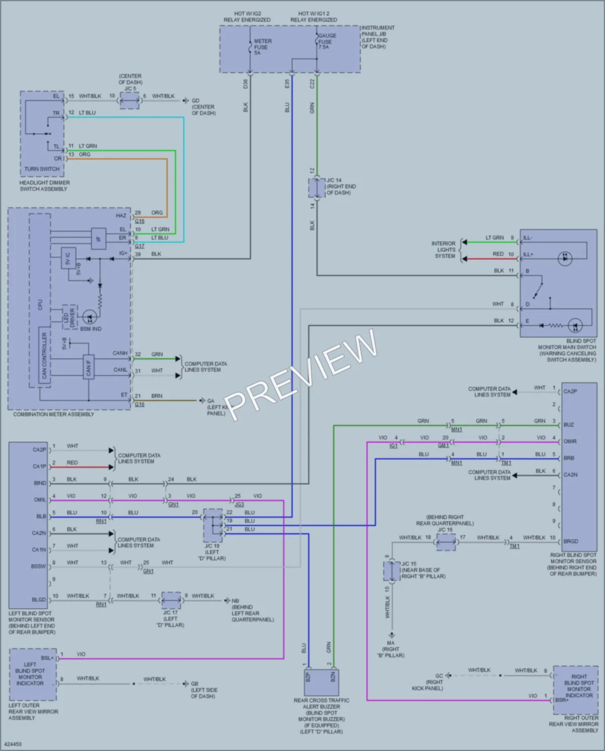 2014 Toyota RAV4 Navigation wiring diagram preview