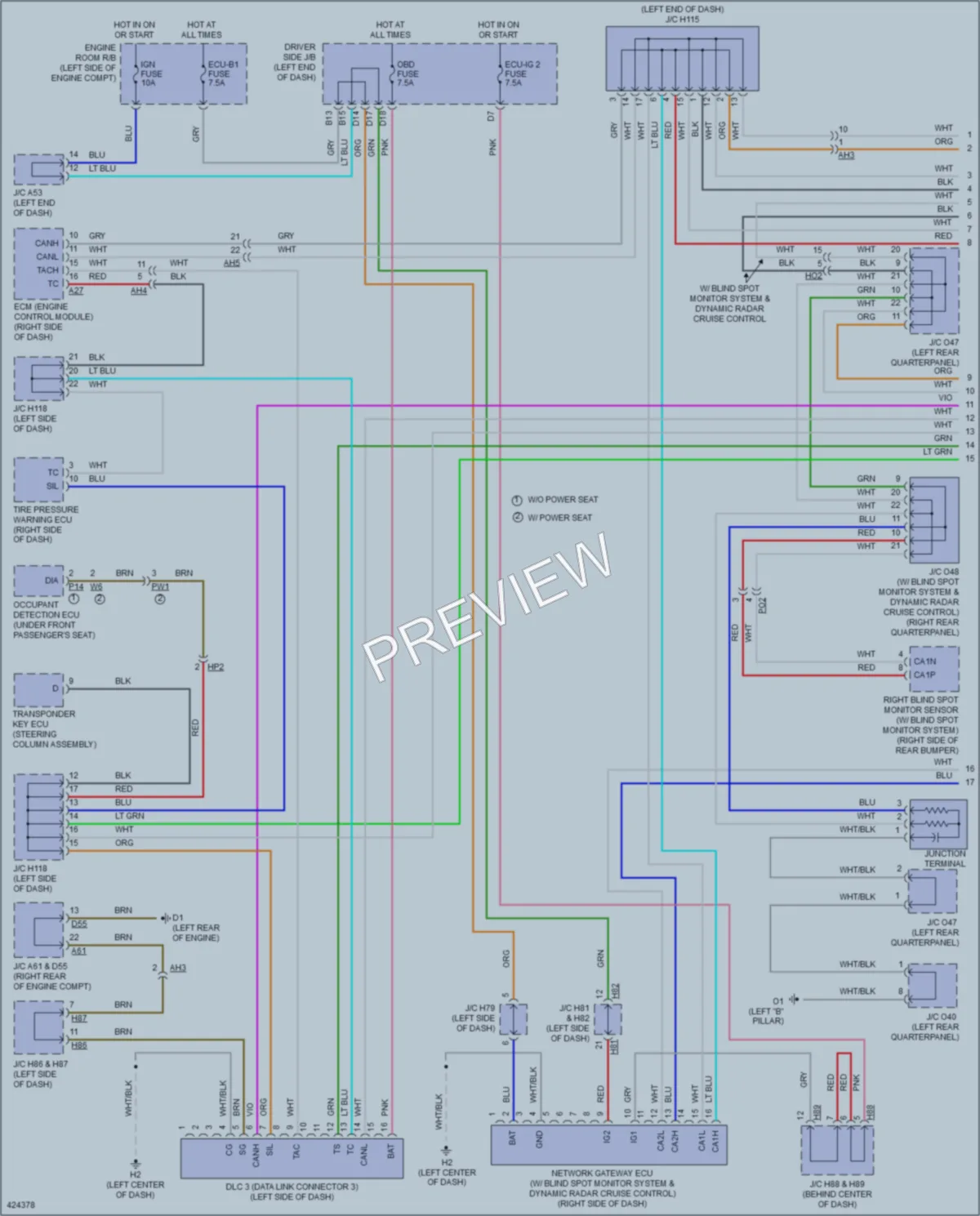 2014 Toyota Sequoia Computer Data Lines wiring diagram preview