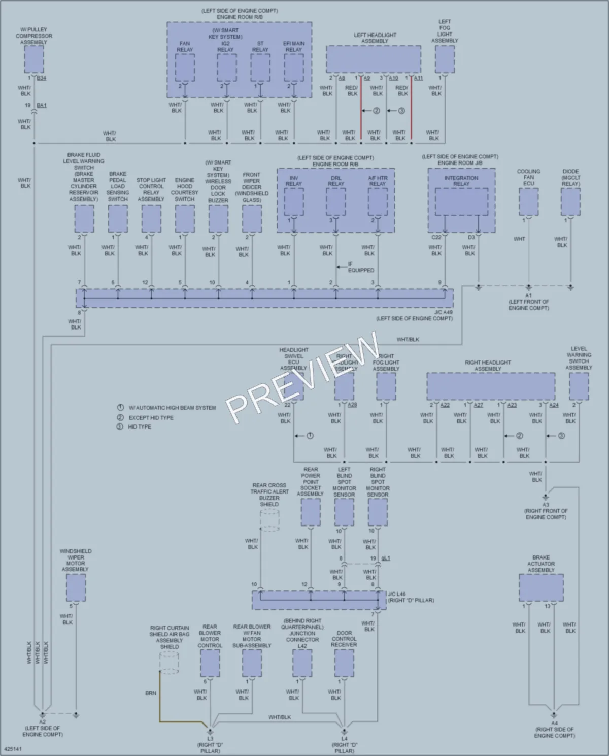 2014 Toyota Sienna Ground Distribution wiring diagram preview