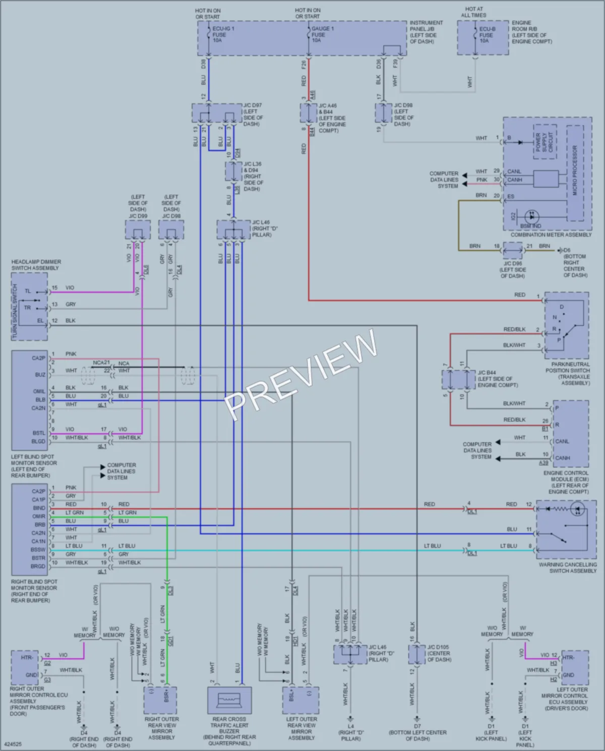 2014 Toyota Sienna Navigation wiring diagram preview
