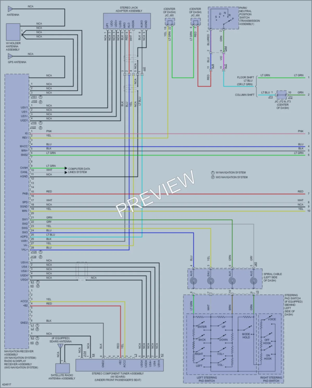 2014 Toyota Tundra Radio wiring diagram preview