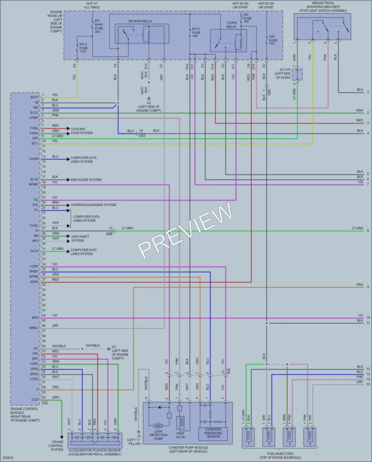 2014 Toyota Yaris Engine Performance wiring diagram preview