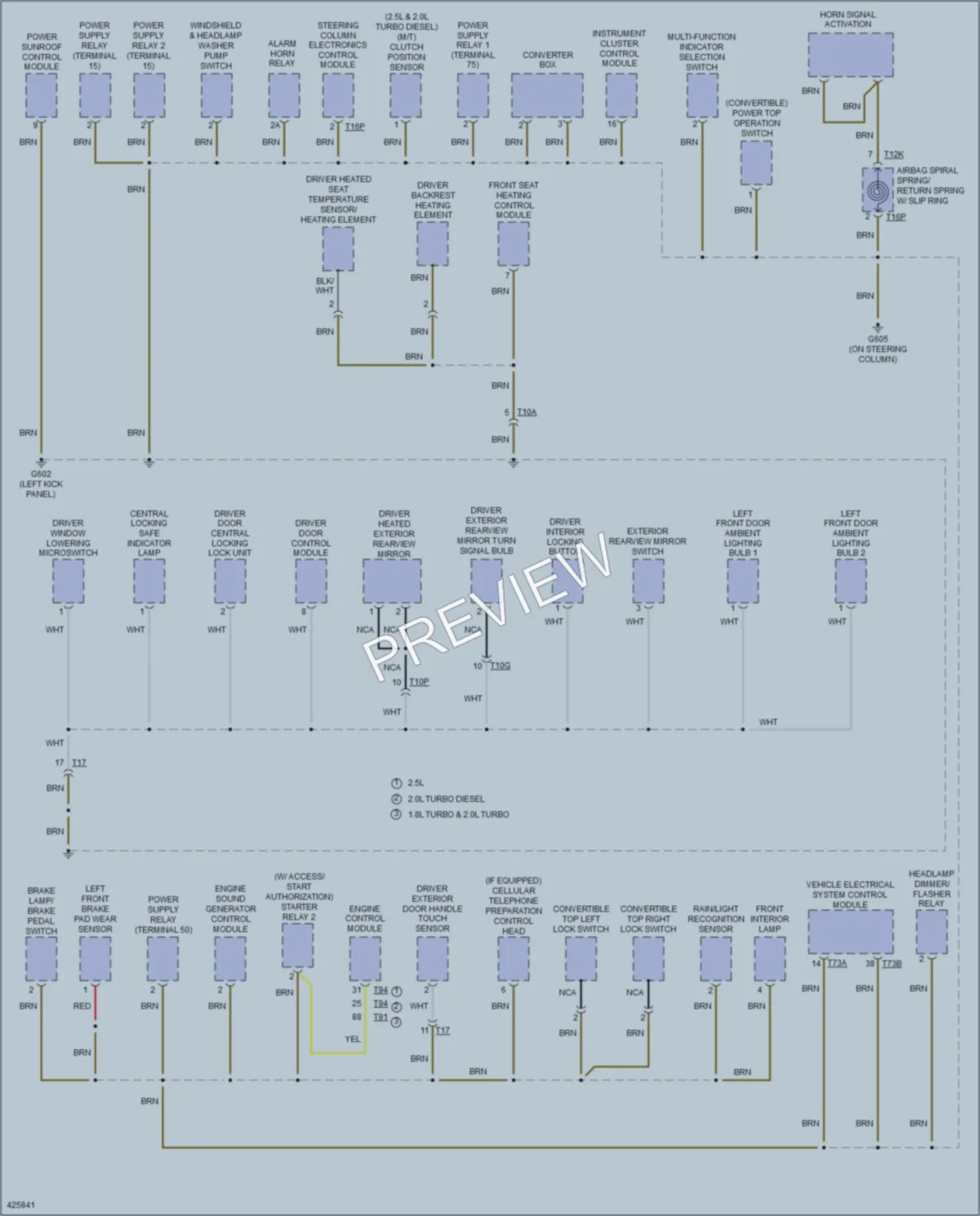 2014 Volkswagen Beetle Ground Distribution wiring diagram preview