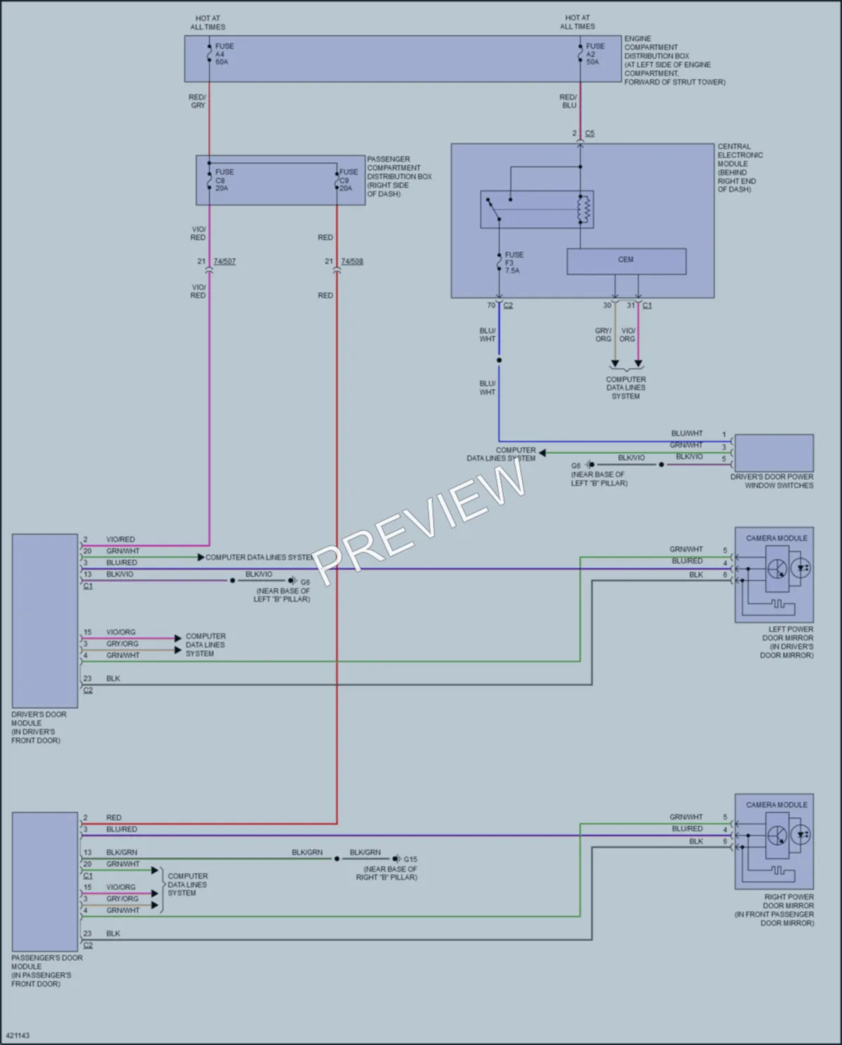 2014 Volvo XC70 Navigation wiring diagram preview