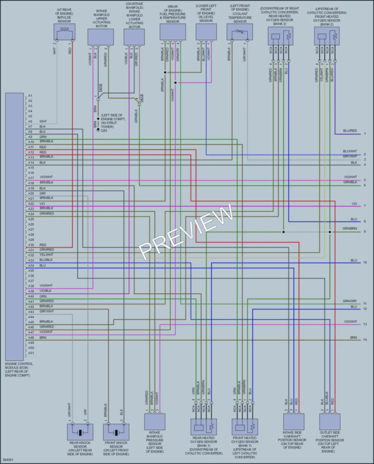 2014 Volvo XC90 Engine Performance wiring diagram preview