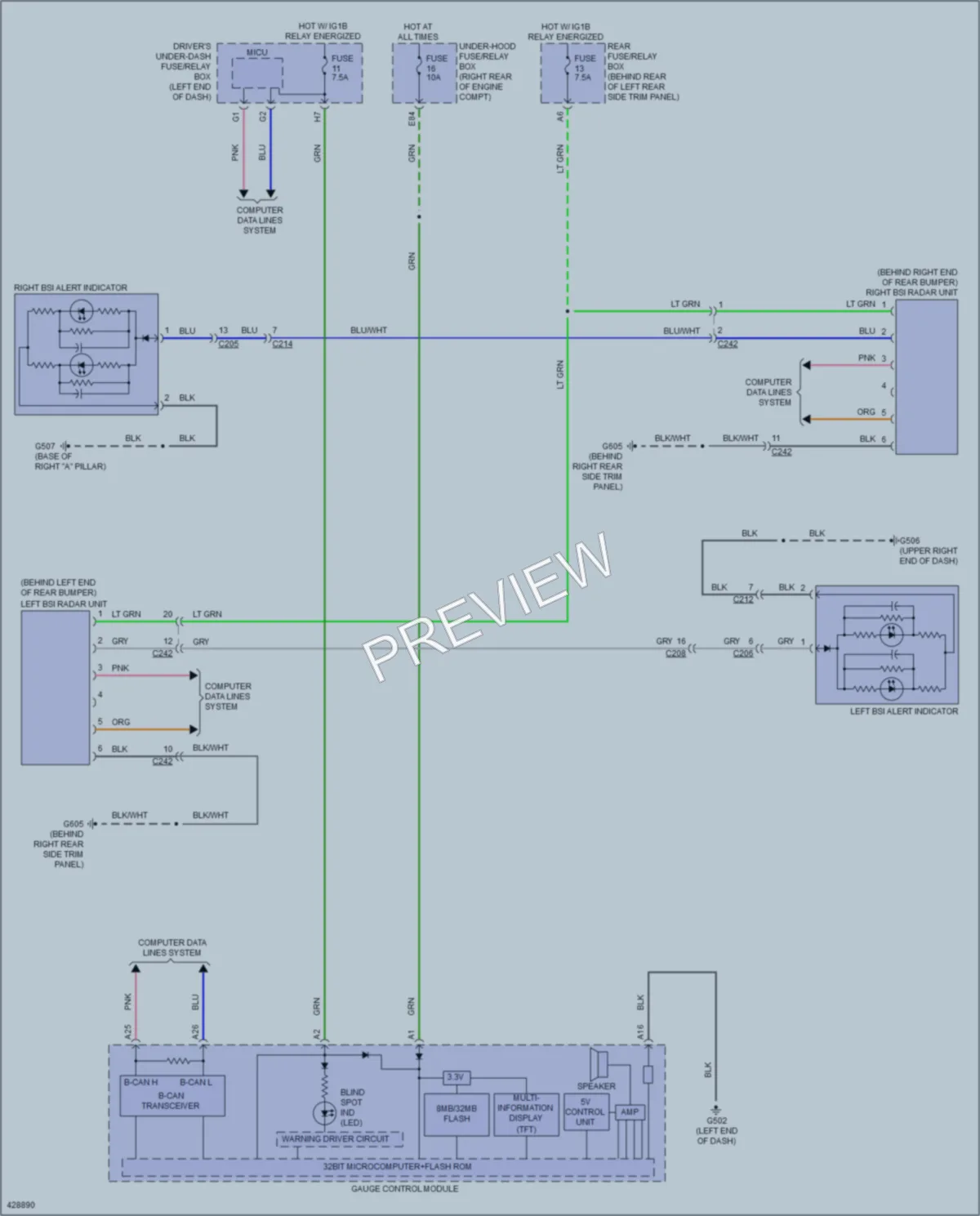 2015 Acura MDX Navigation wiring diagram preview