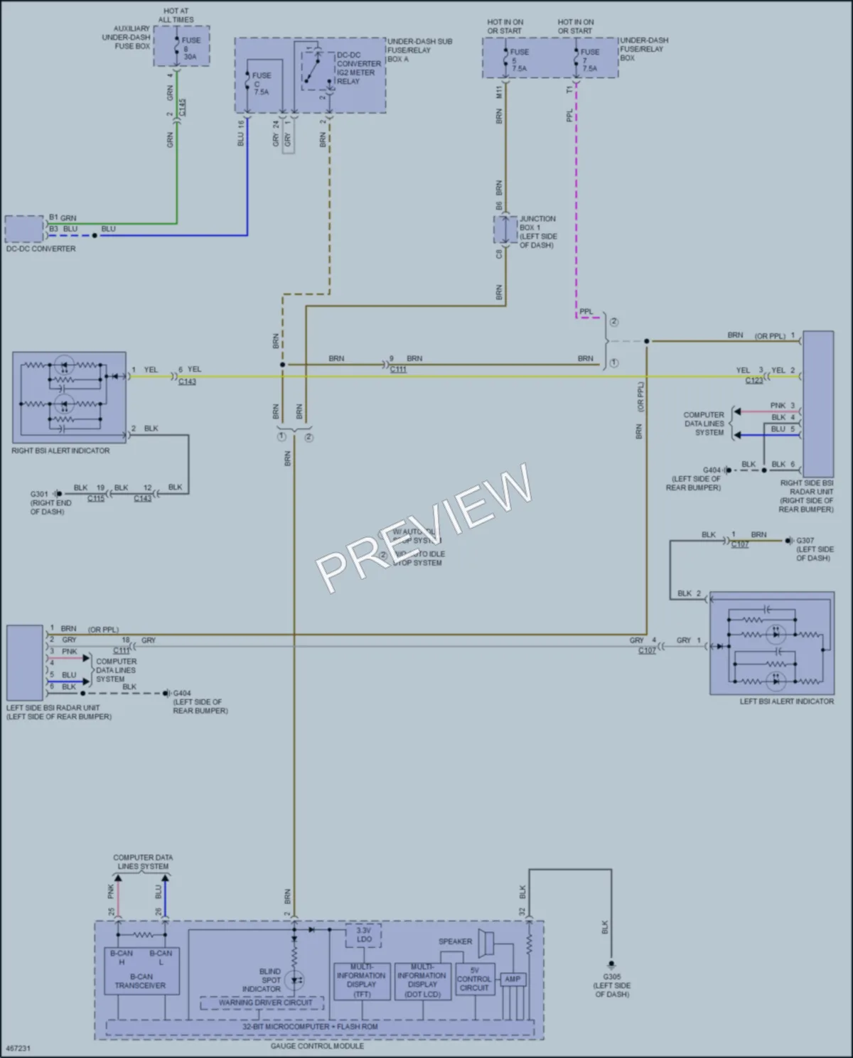 2015 Acura TLX Navigation wiring diagram preview