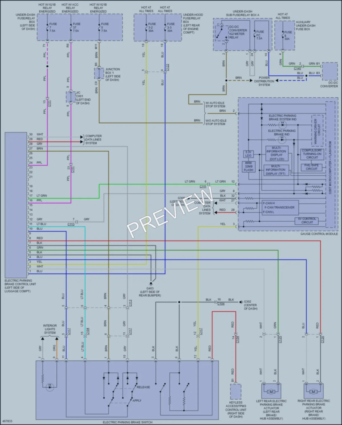 2015 Acura TLX Shift Interlock wiring diagram preview