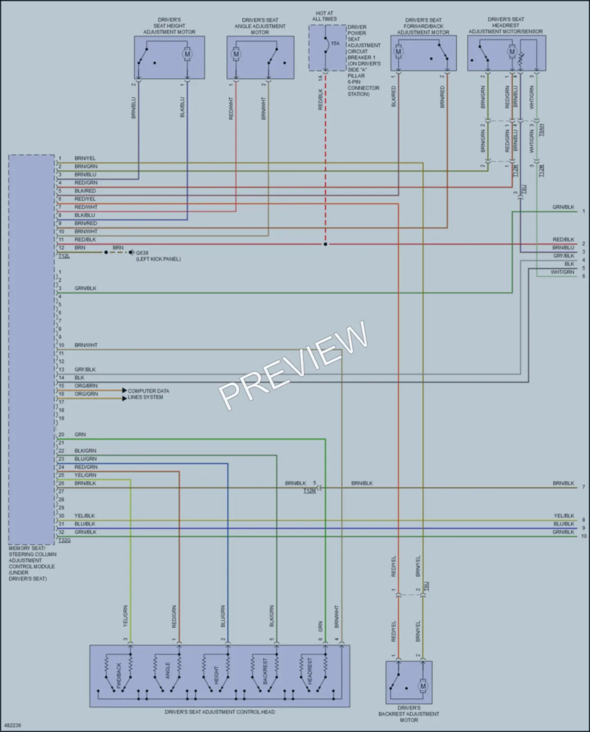 2015 Audi S5 Memory Systems wiring diagram preview