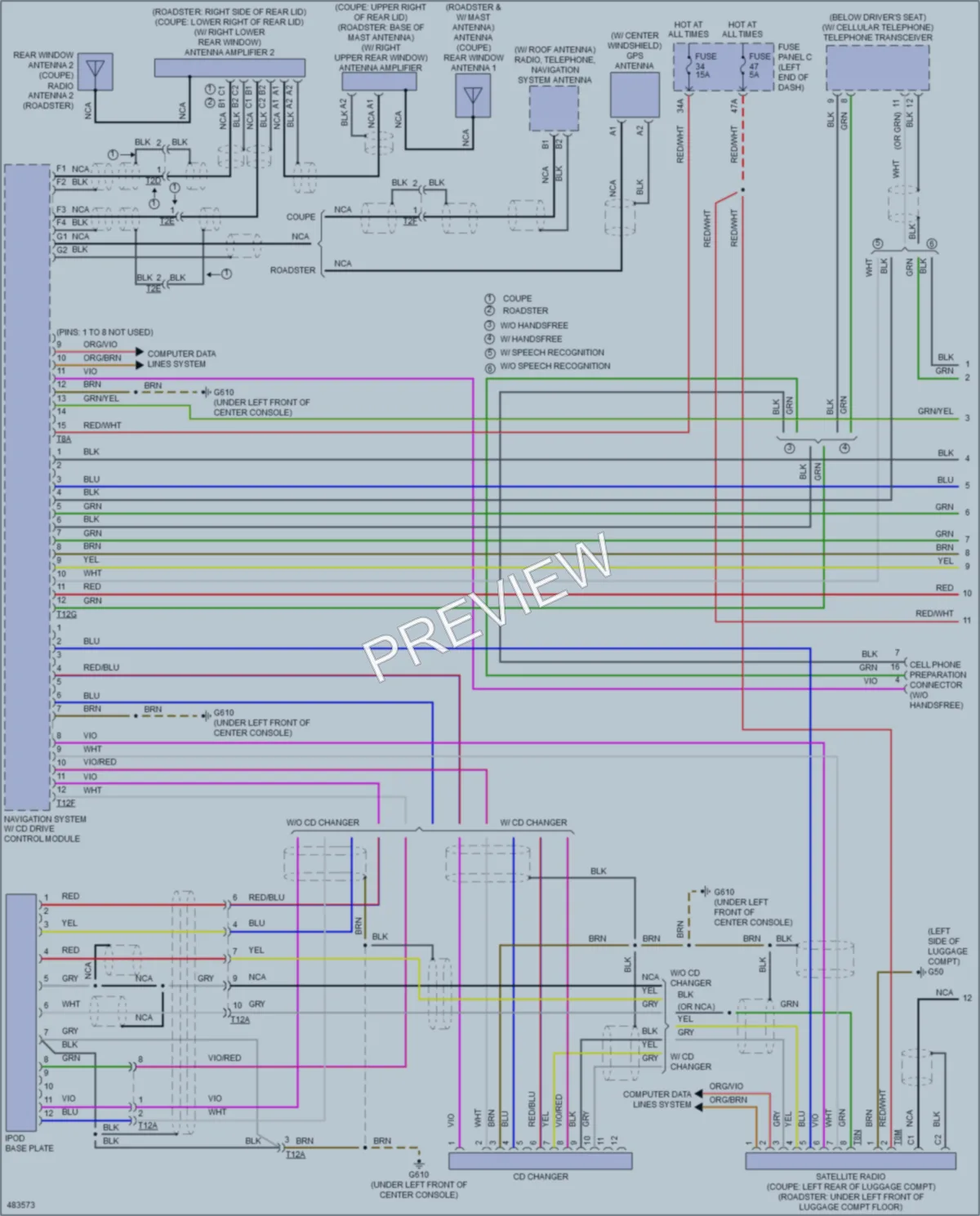 2015 Audi TTS Radio wiring diagram preview