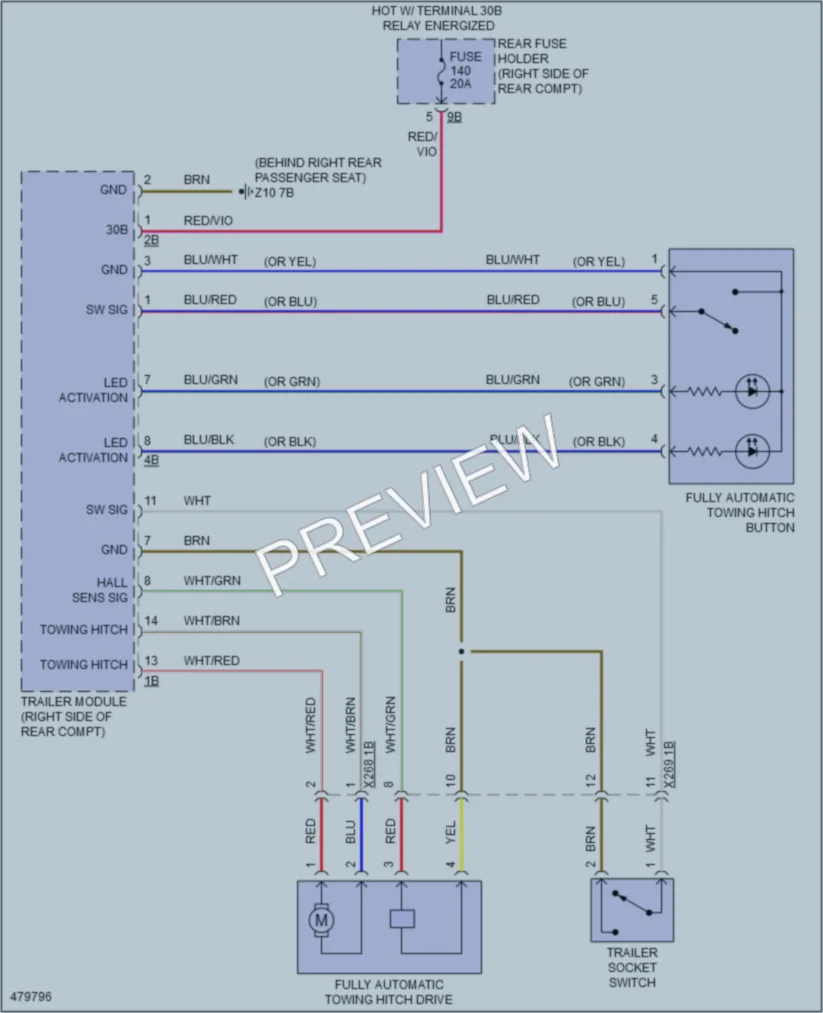 2015 BMW 335i Active Bodyworks wiring diagram preview