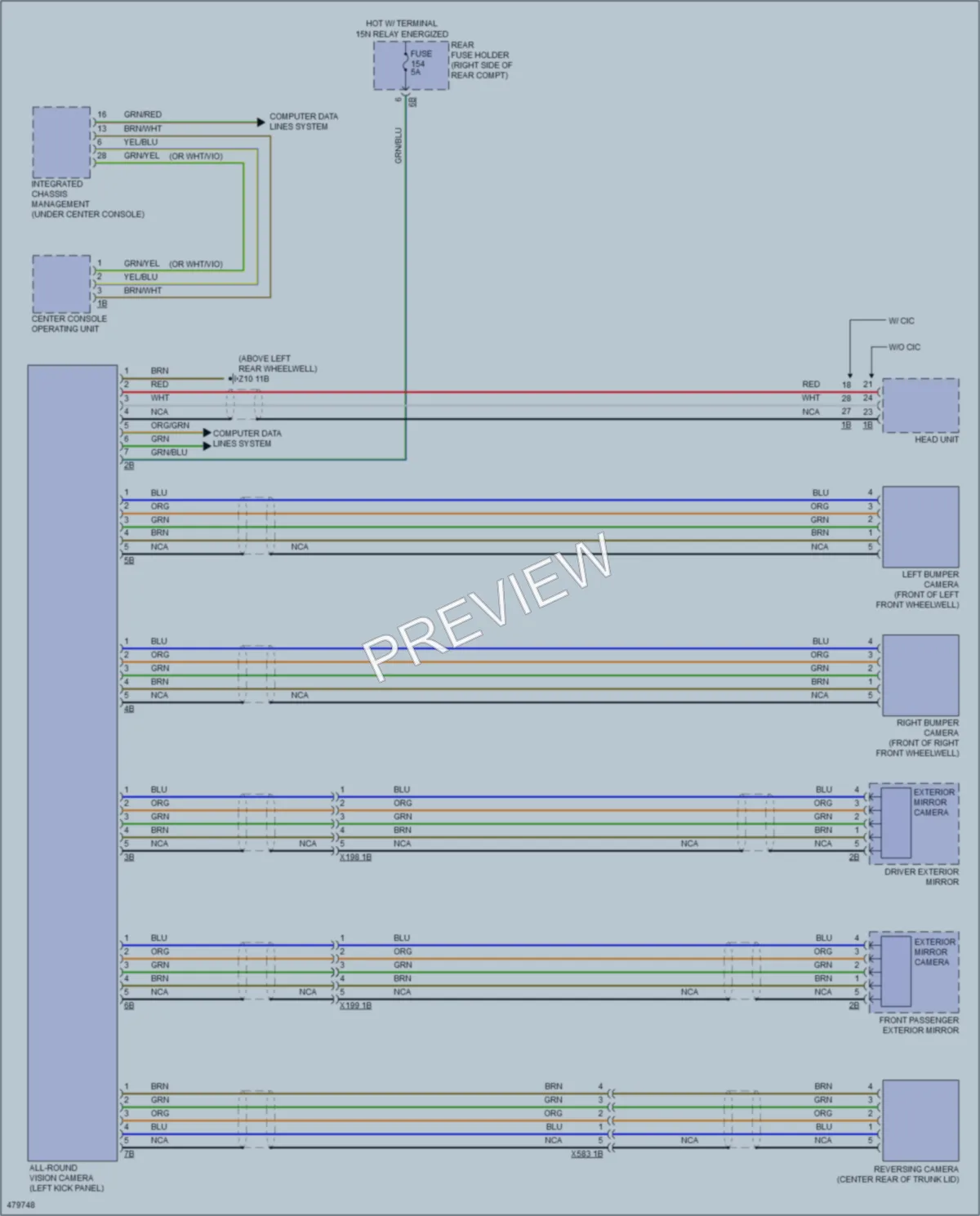 2015 BMW 335iGranTurismo Navigation wiring diagram preview