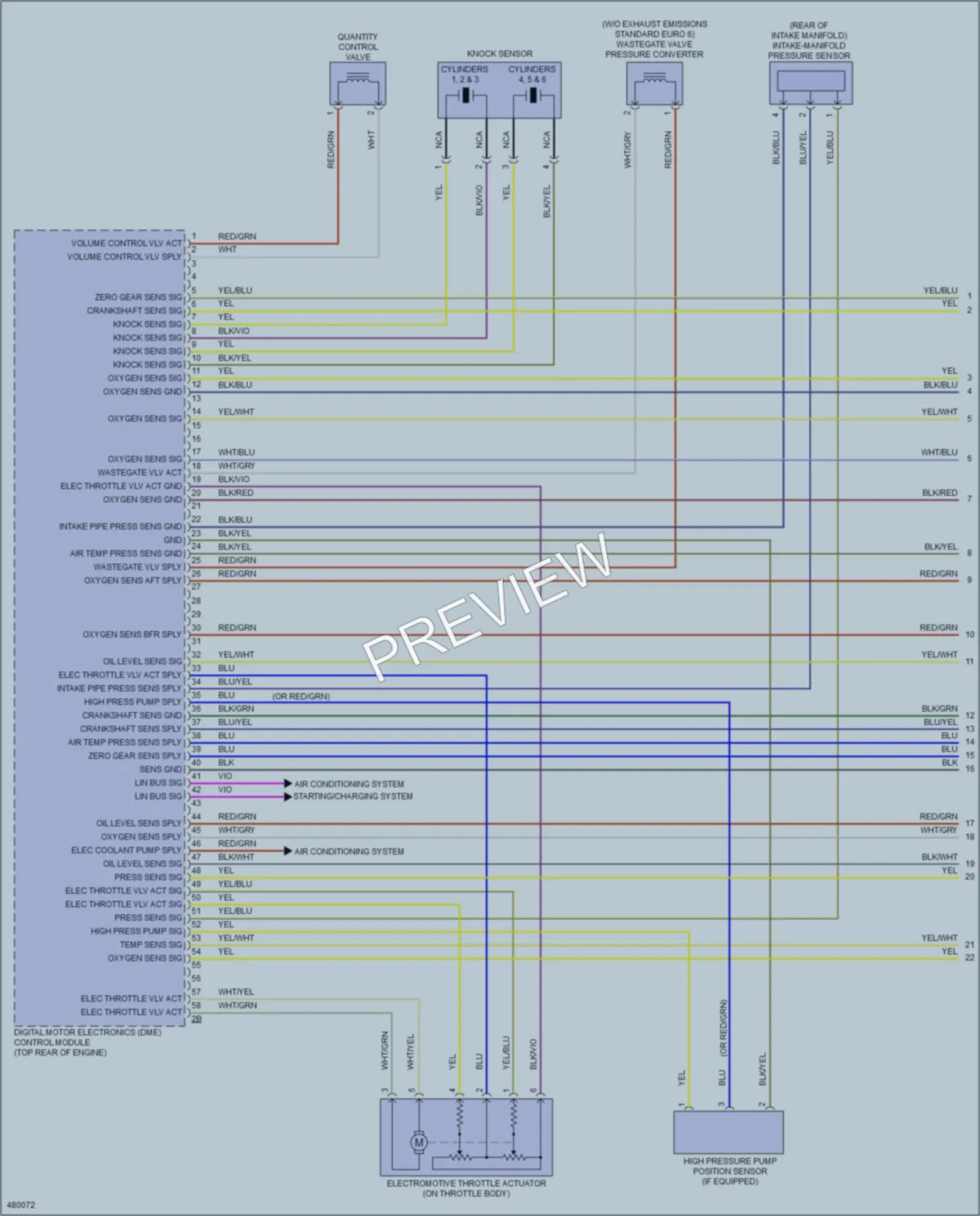 2015 BMW 435iGranCoupe Engine Performance wiring diagram preview