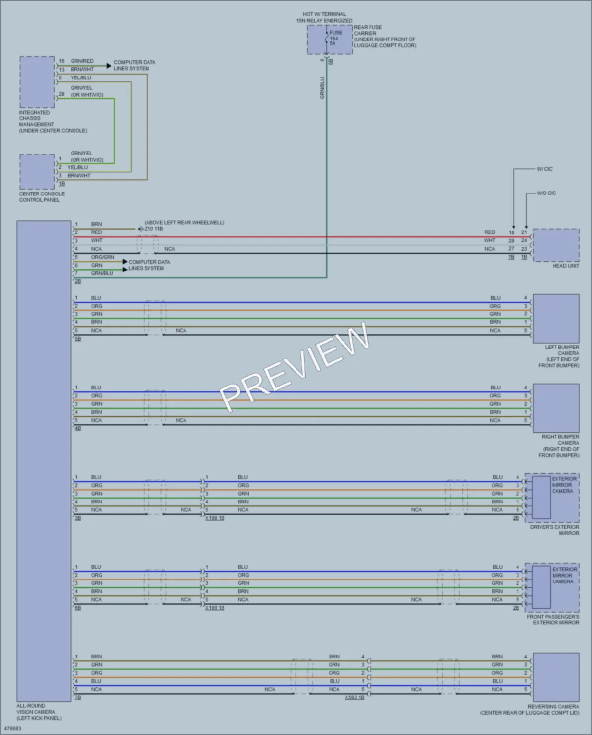 2015 BMW 435iGranCoupe Navigation wiring diagram preview