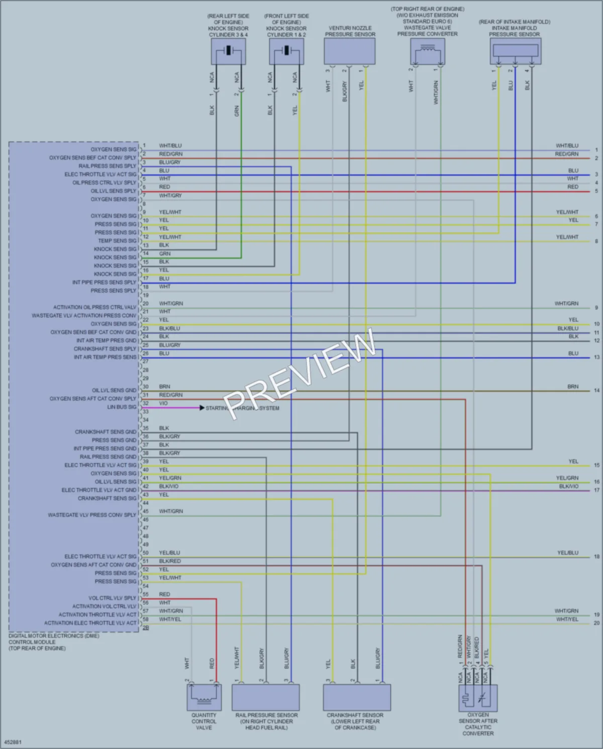 2015 BMW 528i Engine Performance wiring diagram preview