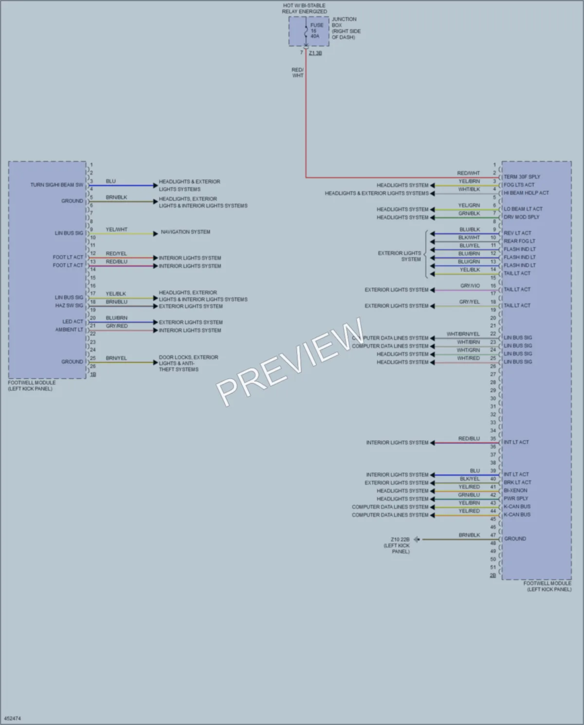 2015 BMW 535iGranTurismo Body Control Modules wiring diagram preview