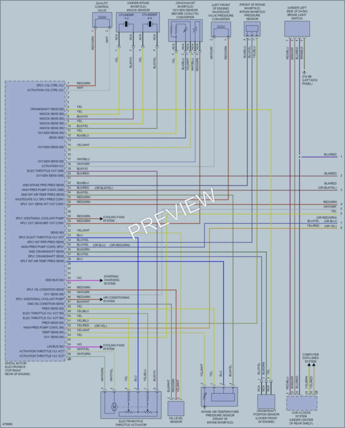 2015 BMW 640iGranCoupe Engine Performance wiring diagram preview