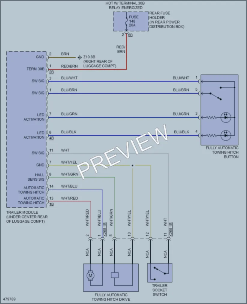 2015 BMW 650i Active Bodyworks wiring diagram preview
