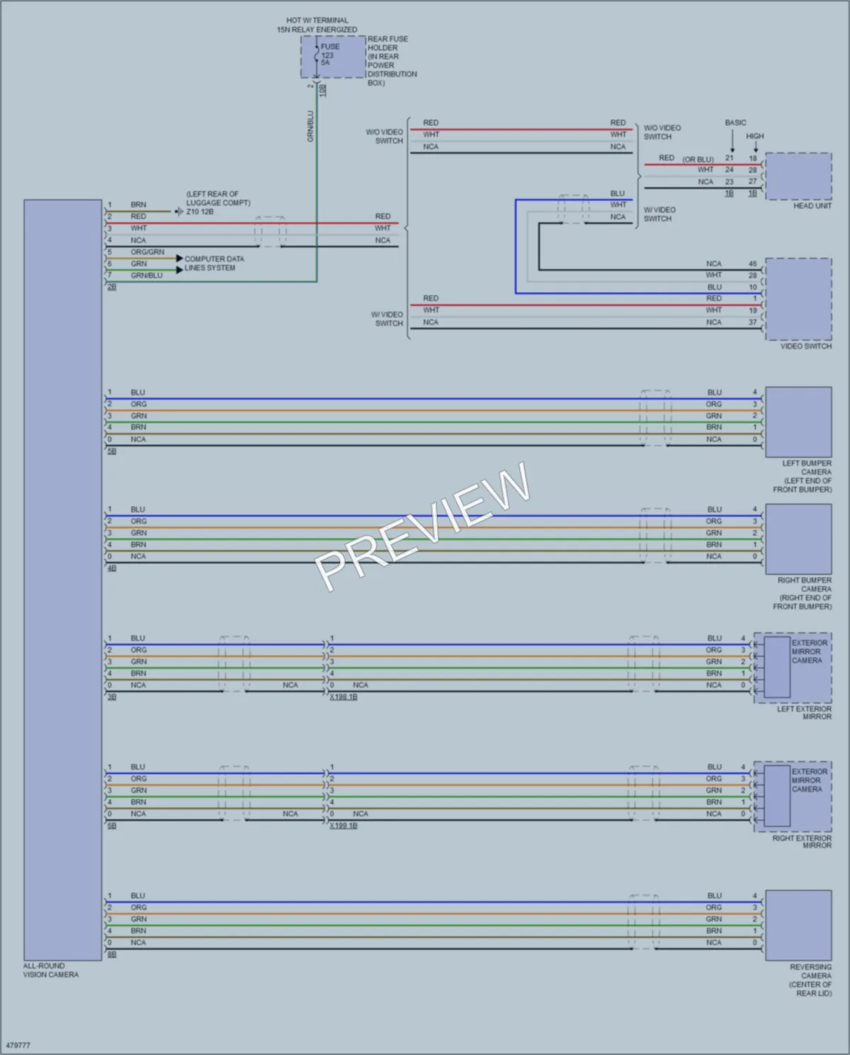 2015 BMW 650i Navigation wiring diagram preview