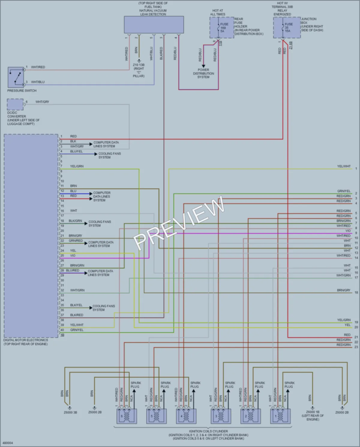 2015 BMW 650iGranCoupe Engine Performance wiring diagram preview