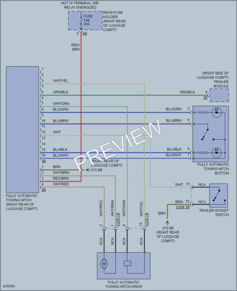 2015 BMW 740Ld Active Bodyworks wiring diagram preview