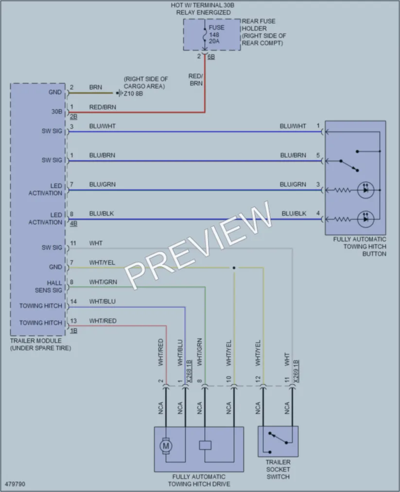 2015 BMW ActiveHybrid5 Active Bodyworks wiring diagram preview