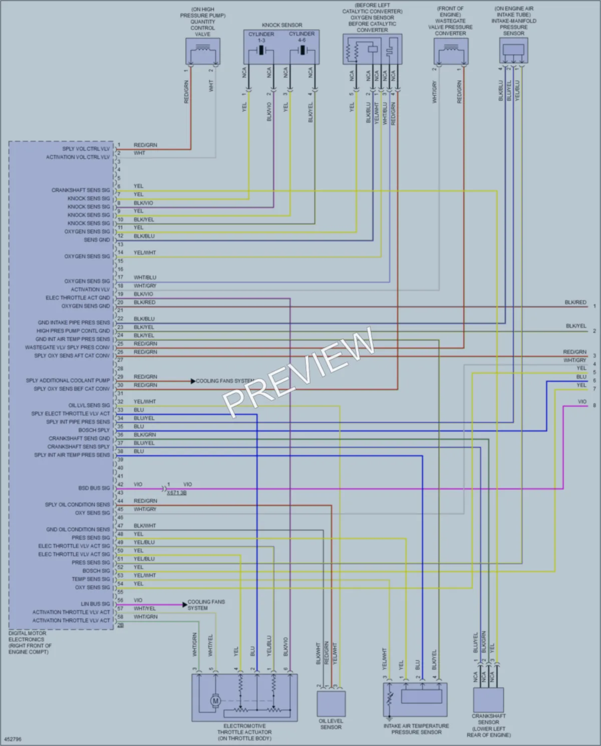 2015 BMW ActiveHybrid7 Engine Performance wiring diagram preview