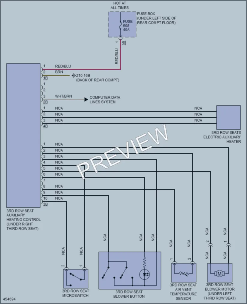 2015 BMW X5 Air Conditioning wiring diagram preview